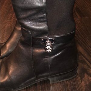Michael Kors Leather Riding Boots